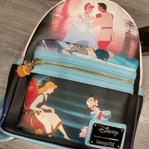 Cinderella loungefly backpack & wallet